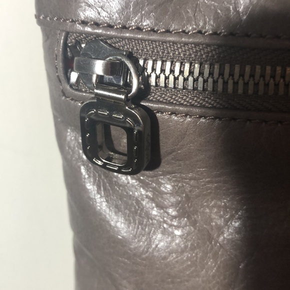 HOBO Charcoal Leather Crossbody Bag - Picture 4 of 8